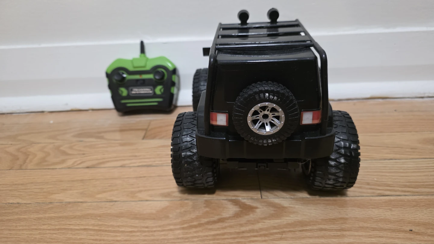 Black/Green RC Jeep with Remote Control - photo 4