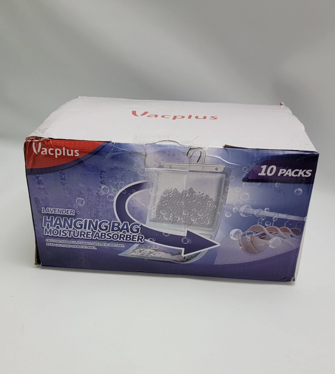 Hanging Closet Dehumidifier Bags 10 Pack 9.8oz Moisture Absorb - photo 2