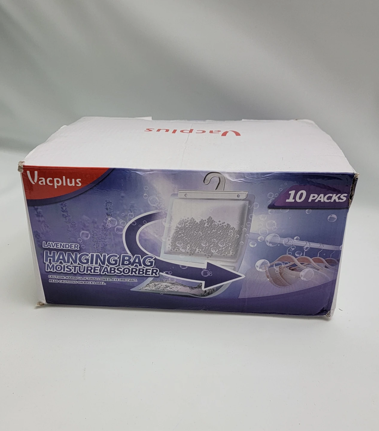 Hanging Closet Dehumidifier Bags 10 Pack 9.8oz Moisture Absorb - photo 3