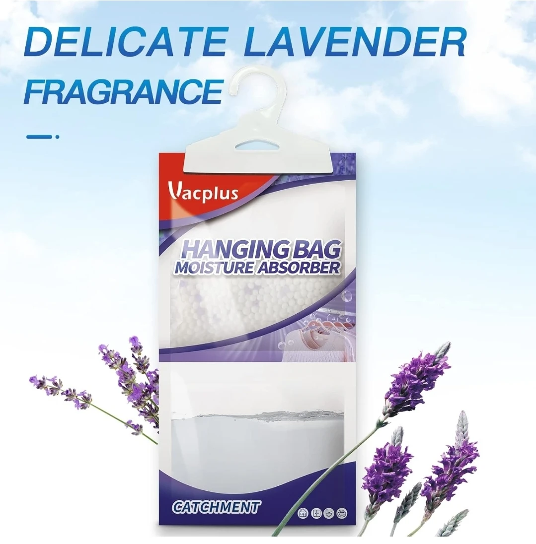 Hanging Closet Dehumidifier Bags 10 Pack 9.8oz Moisture Absorb - photo 4