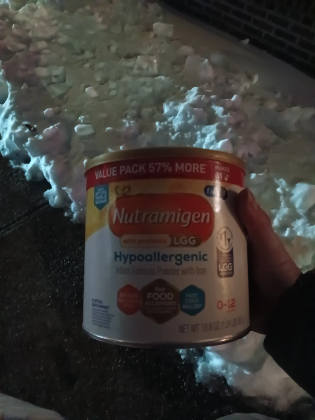 Nutramigen LGG Hypoallergenic Formula Powder with Iron - 19.8 oz