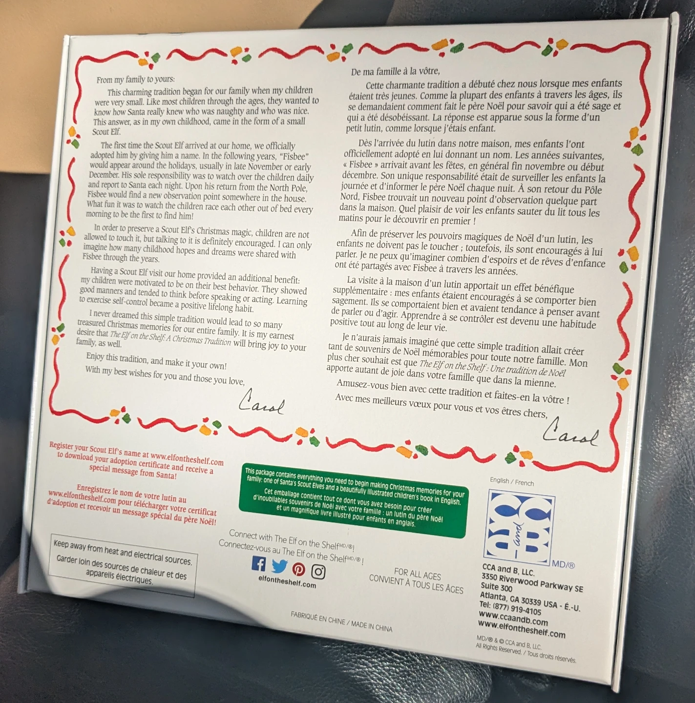 The Elf on the Shelf: A Christmas Tradition Book and Elf Set - photo 2