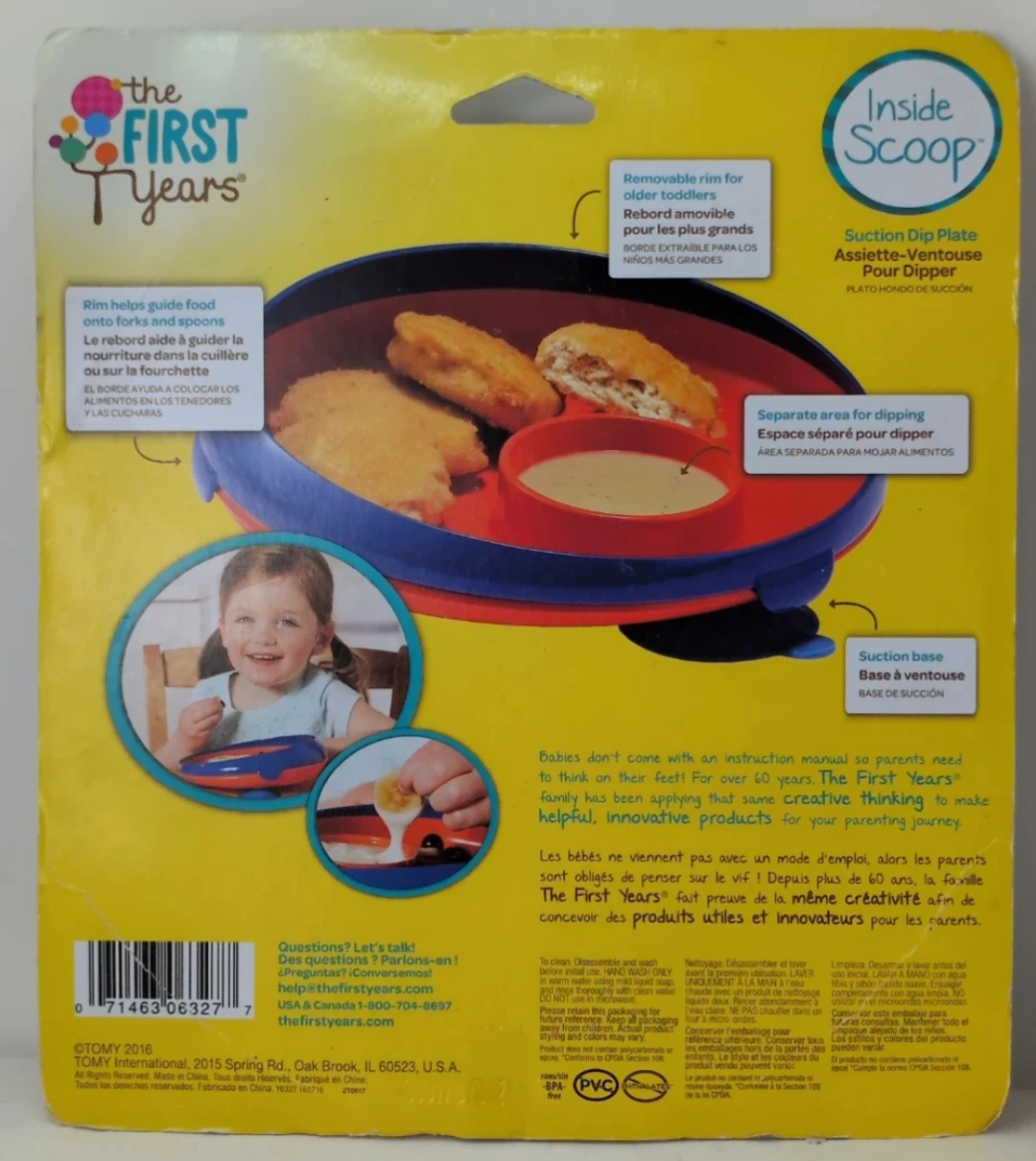 The First Years Inside Scoop Suction Dip Plate - photo 2