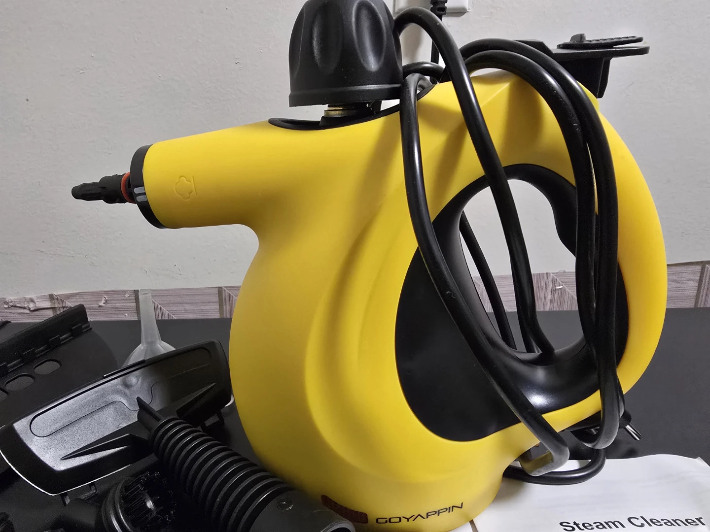 GOYAPPIN Handheld Steam Cleaner EM-312 - Yellow - photo 4