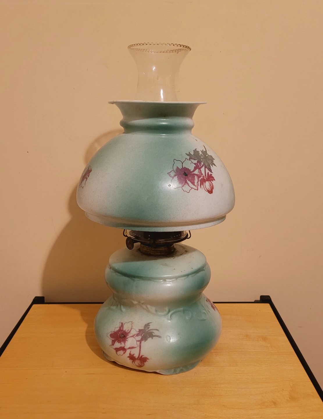 Antique Hurricane Oil Lamp