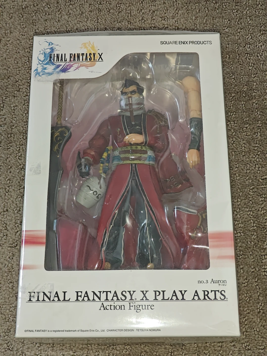 Final Fantasy X Play Arts - Auron Action Figure FF 10