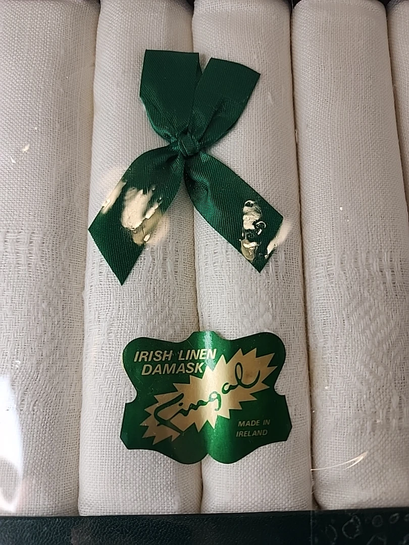 vintage Fingal Irish linen damask napkins - photo 4