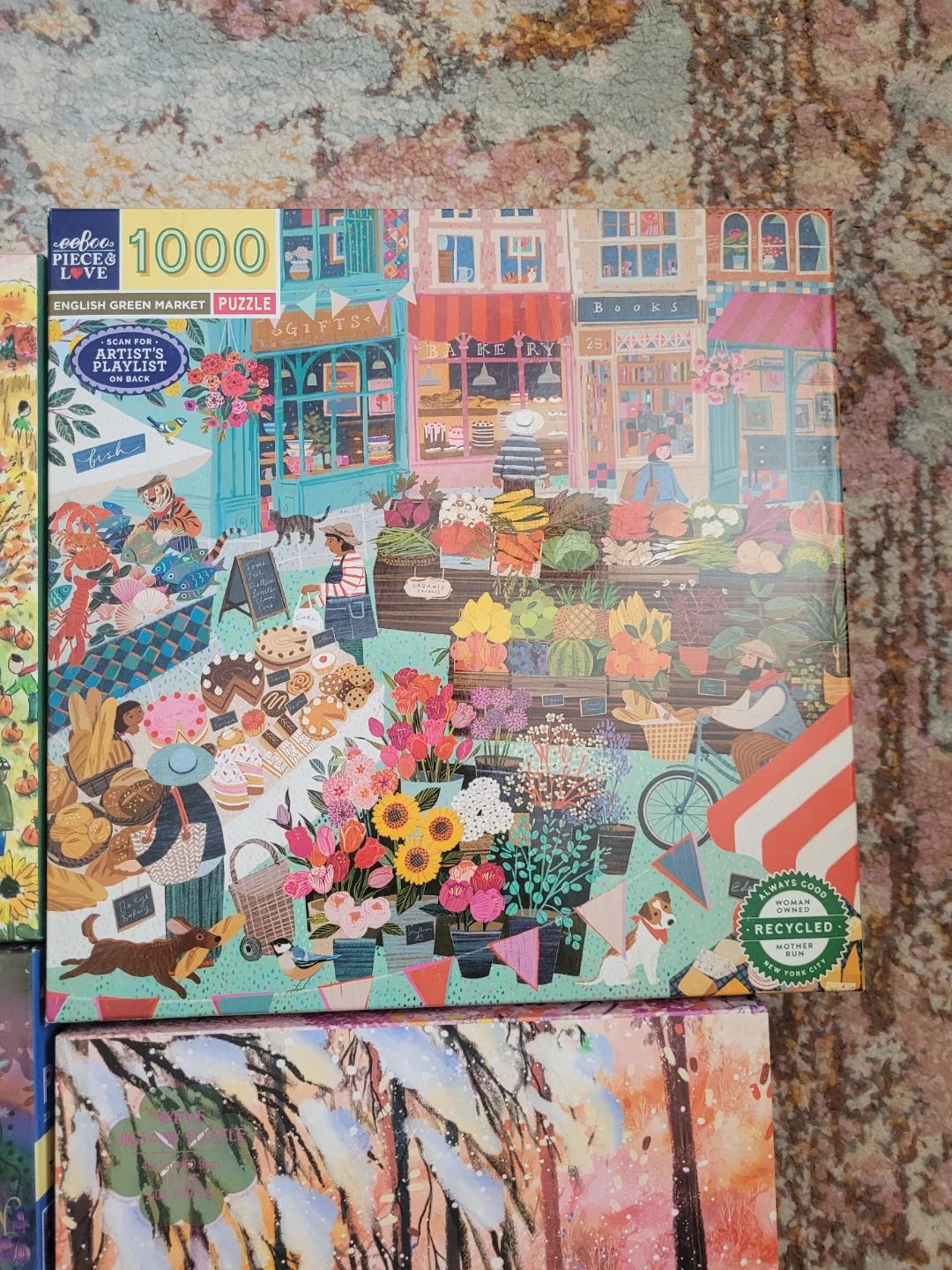 Collection of 4 x 1000 Piece Artist's Edition Puzzles - photo 4