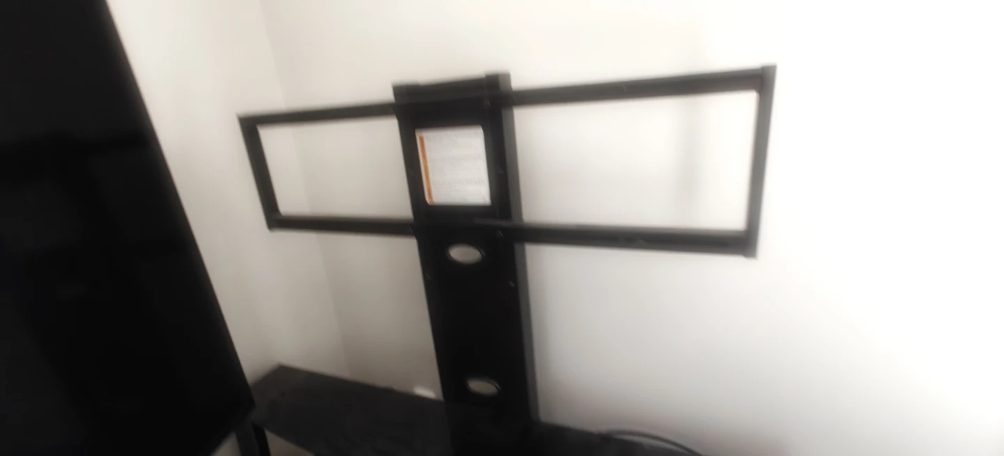 Black TV Stand with Mount - photo 2