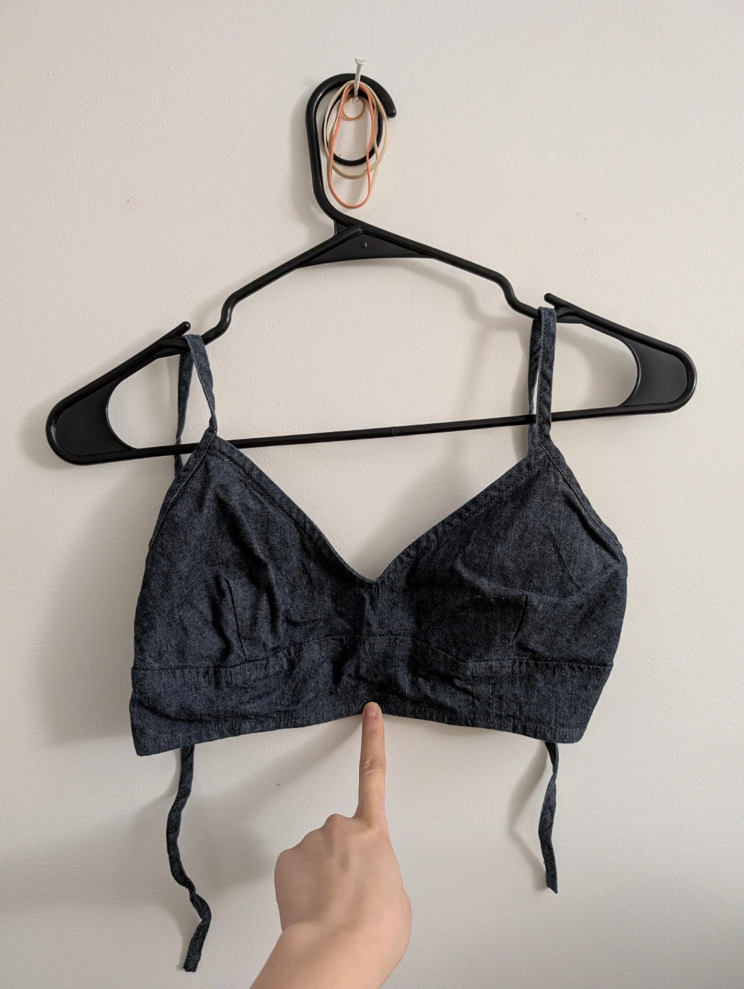 Polo Ralph Lauren Denim Bralette Crop Top Sexy Top y2k Vintage