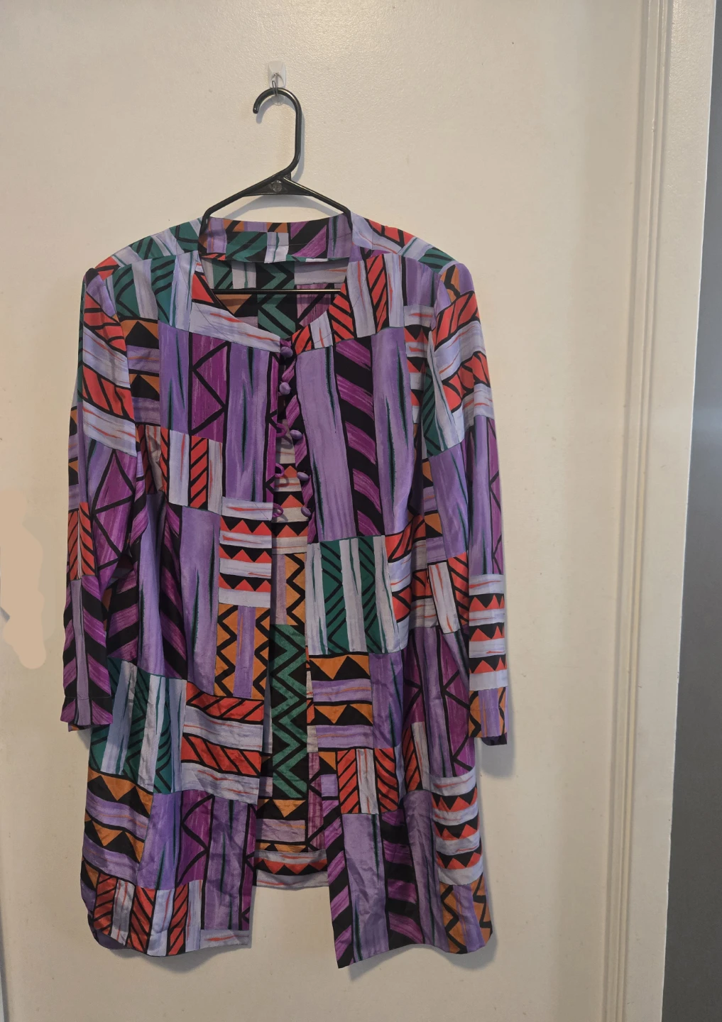 Funky Vintage Button-Up Blouse 💜 - photo 4