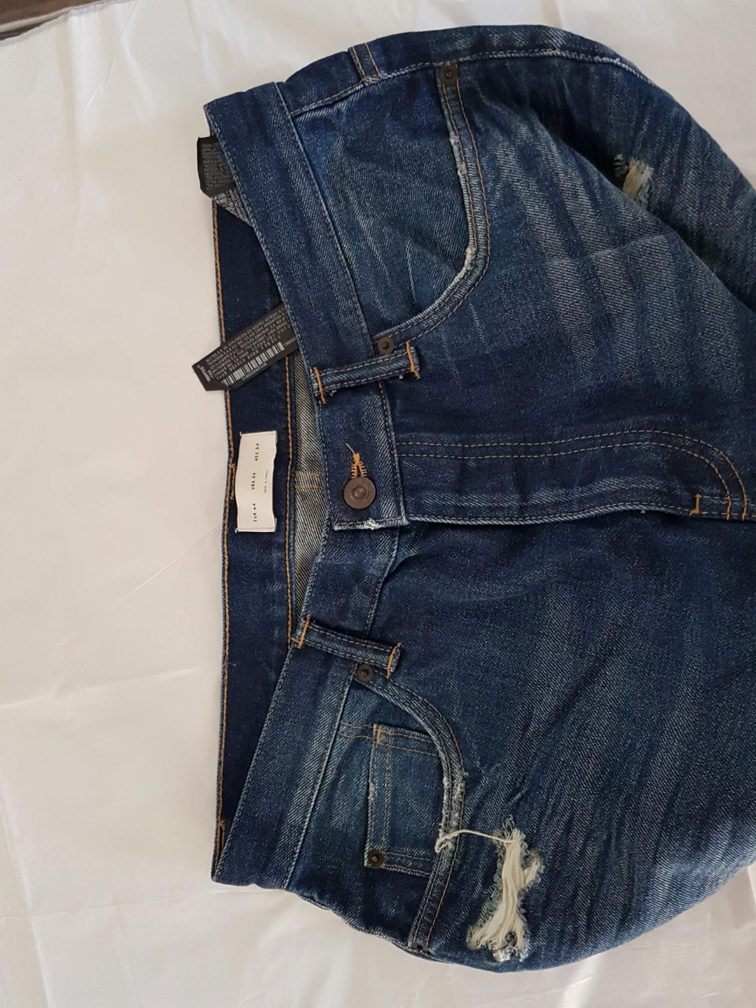 ZMDC Dark Wash Ripped Jeans - Size 34 - photo 5