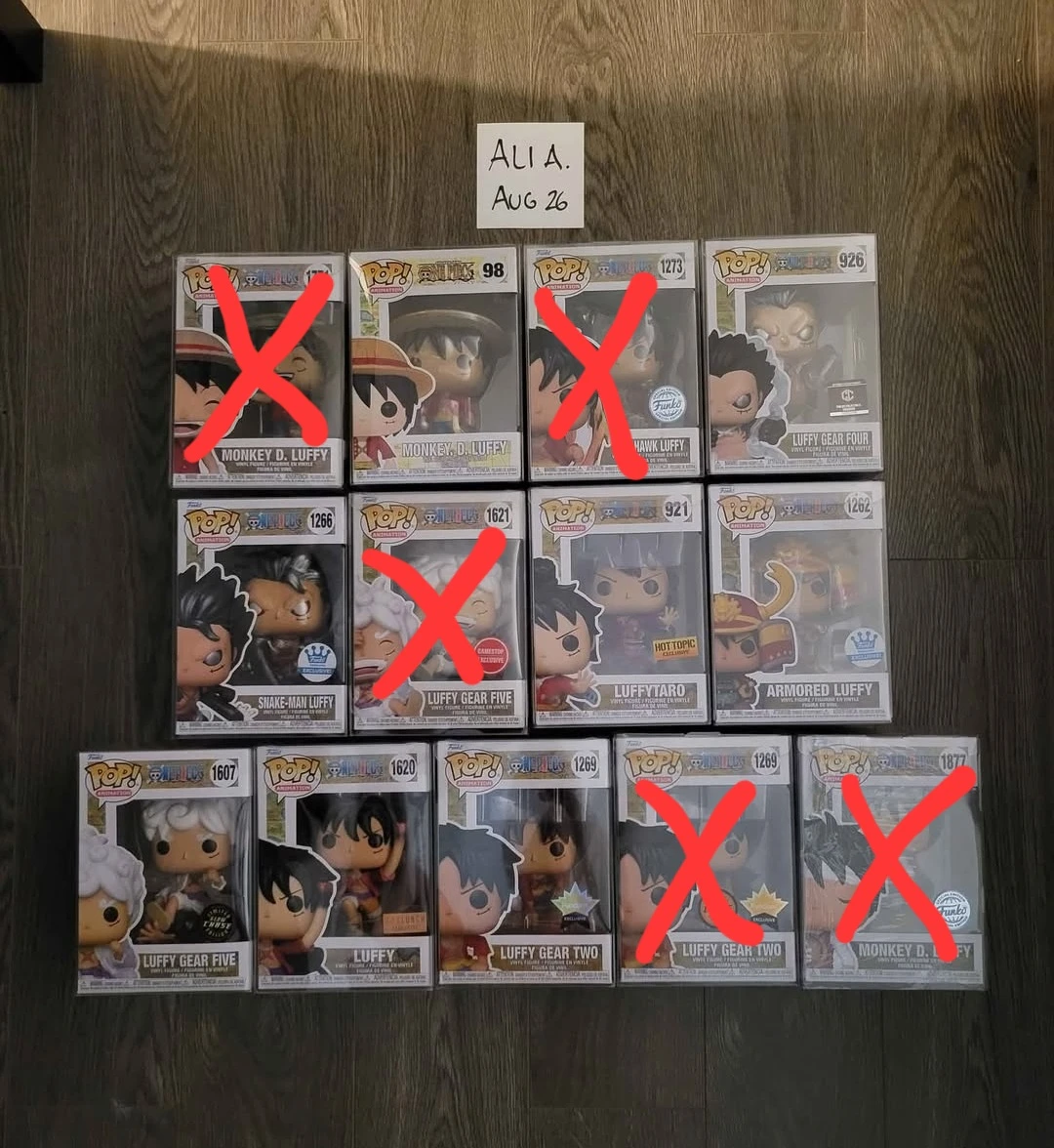 Funko Pop! Monkey D. Luffy One Piece Figures