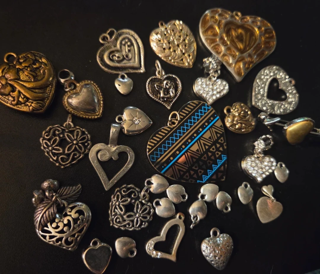 Assorted Heart Charms and Pendants - photo 3