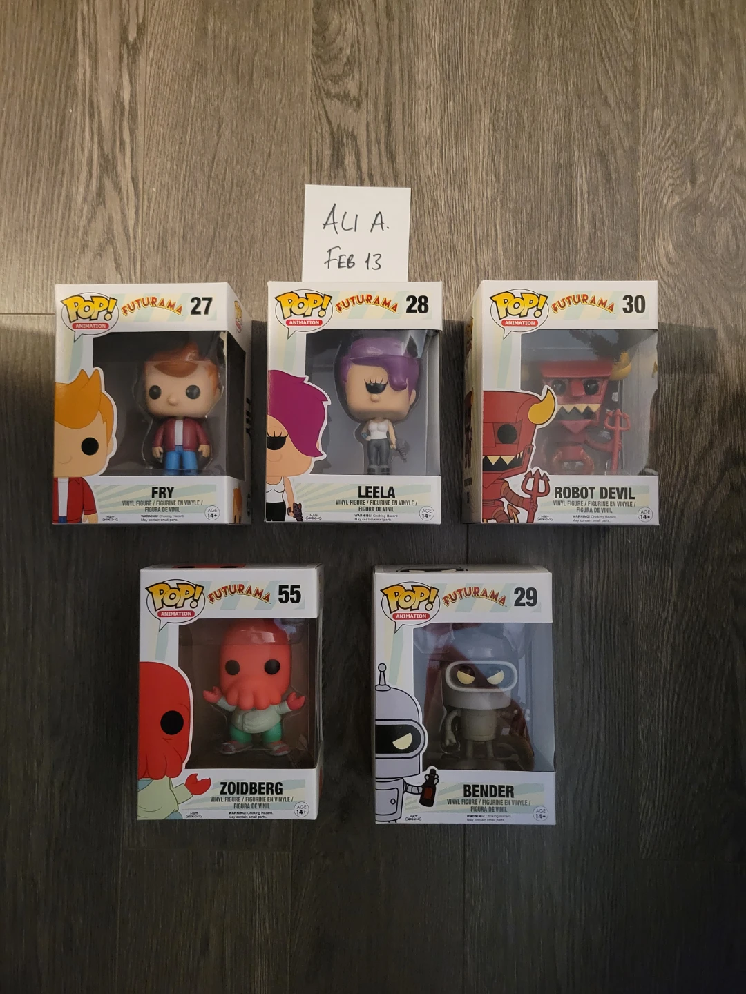 Funko Pop! Futurama Vinyl Figures Set