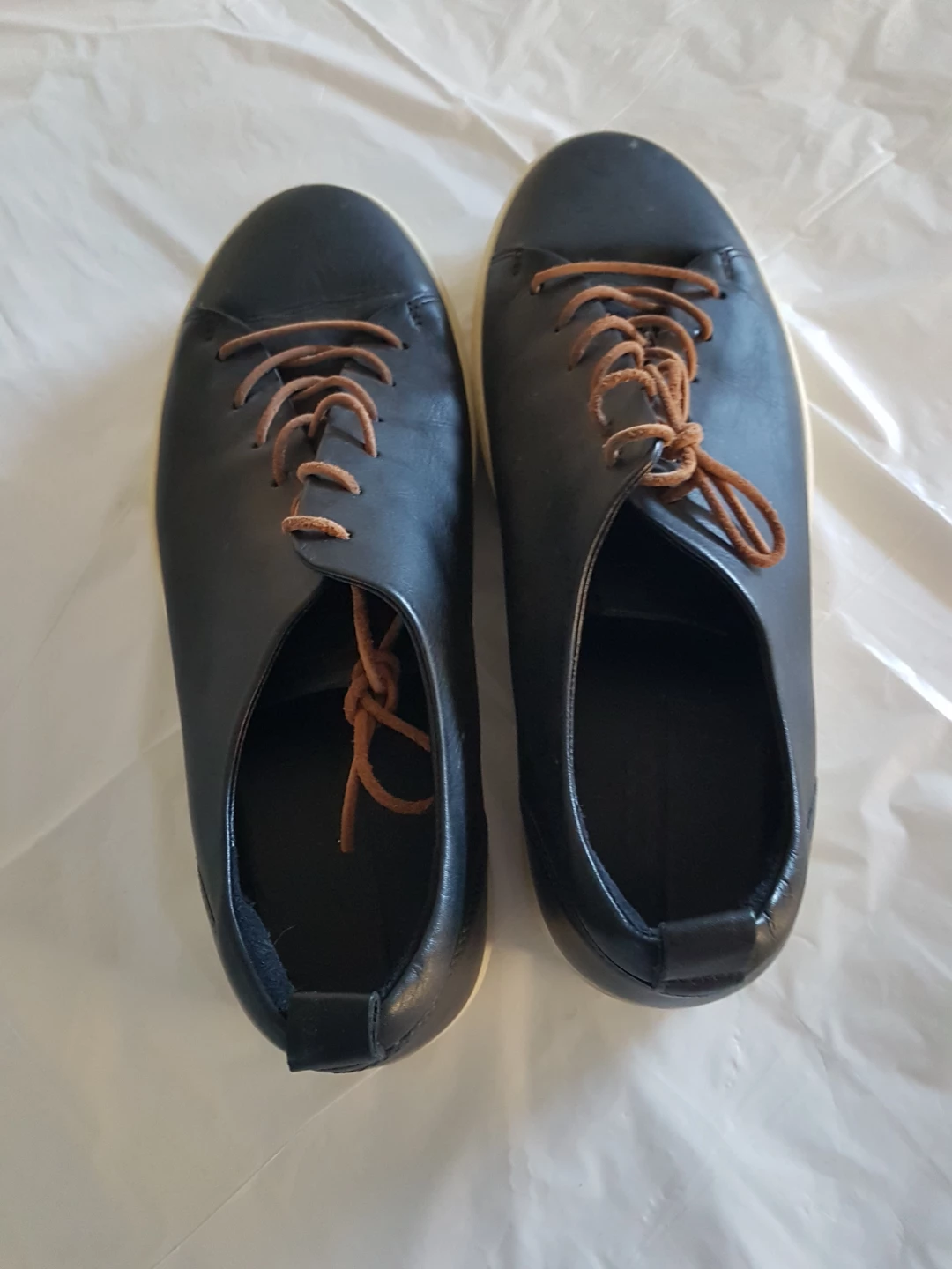 ECCO Black Leather Sneakers - US 11.5 - photo 3