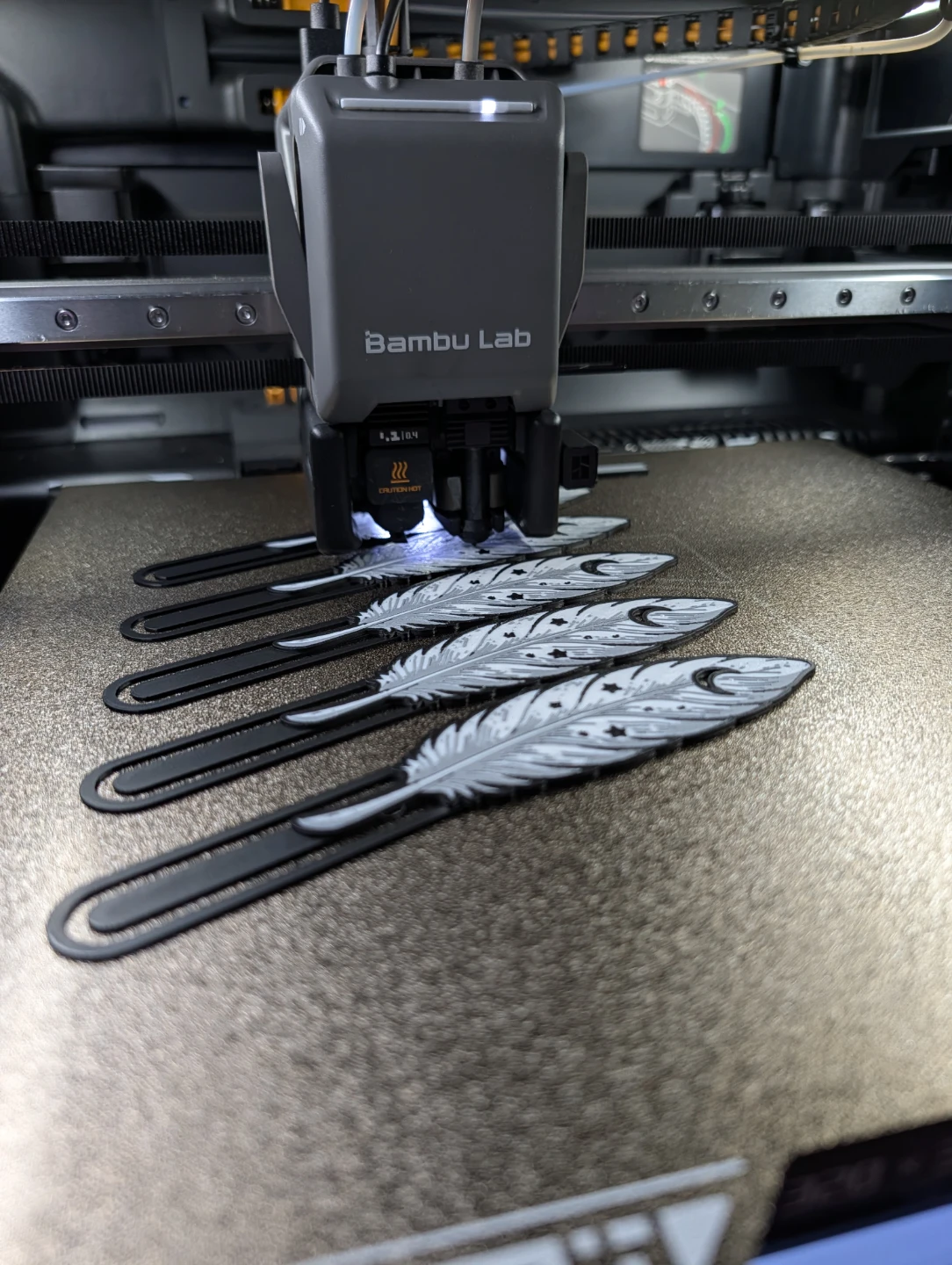 🖤✨ Fantasy Feather Bookmarks – 3D Printed ✨🖤 - photo 3