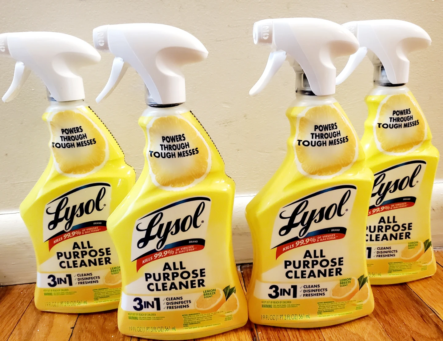 Lysol All Purpose Cleaner Lemon Breeze Scent 19 fl oz( 2 for 5)