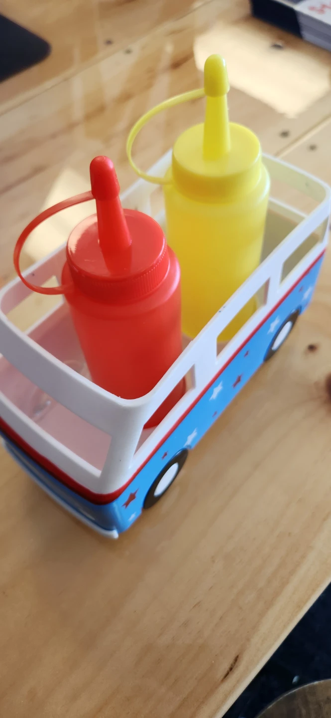 Ketchup and Mustard Squeeze Bottle Holder