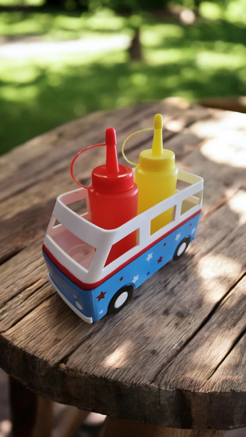 Ketchup and Mustard Squeeze Bottle Holder - photo 2