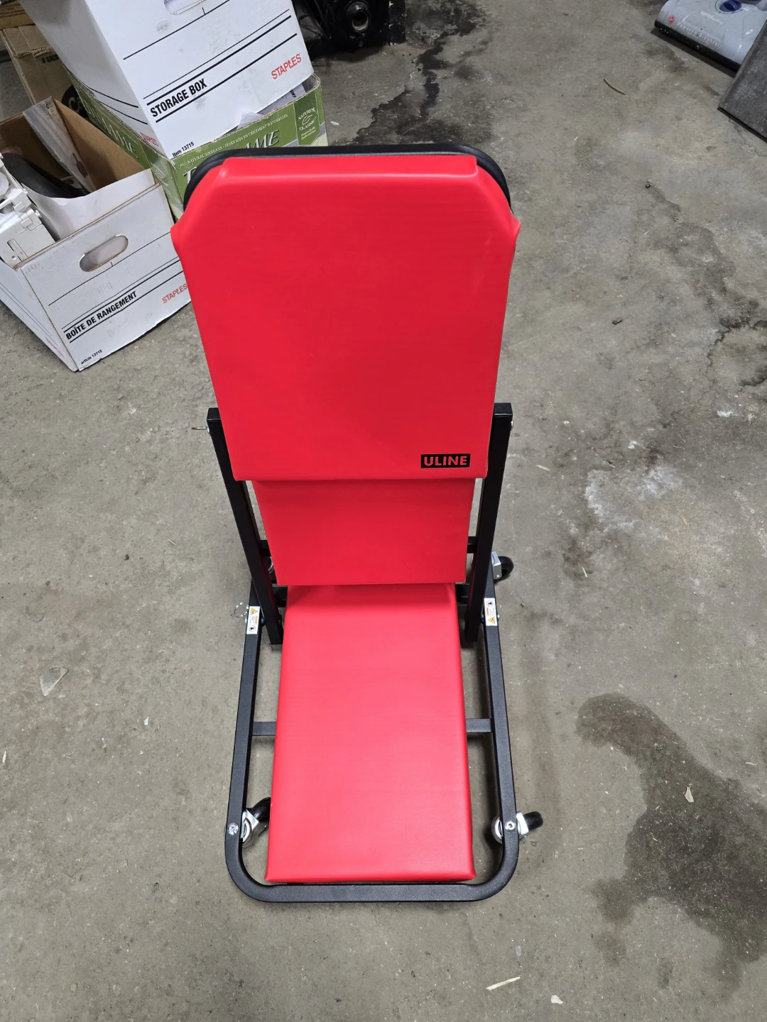 Red ULINE Creeper Seat - photo 2