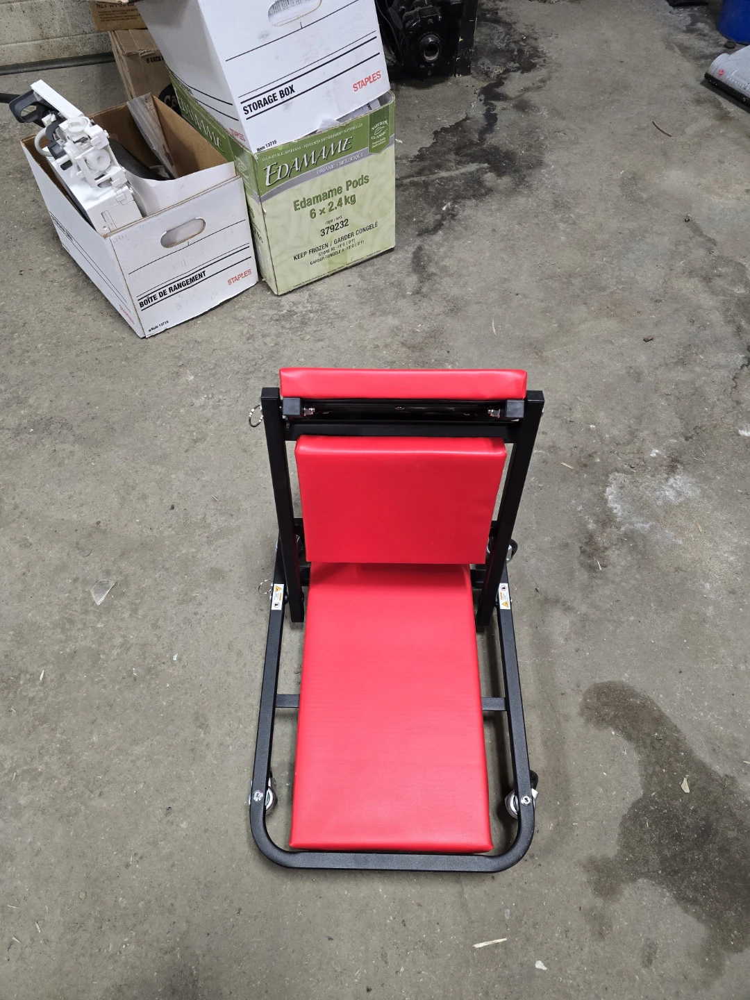 Red ULINE Creeper Seat - photo 4