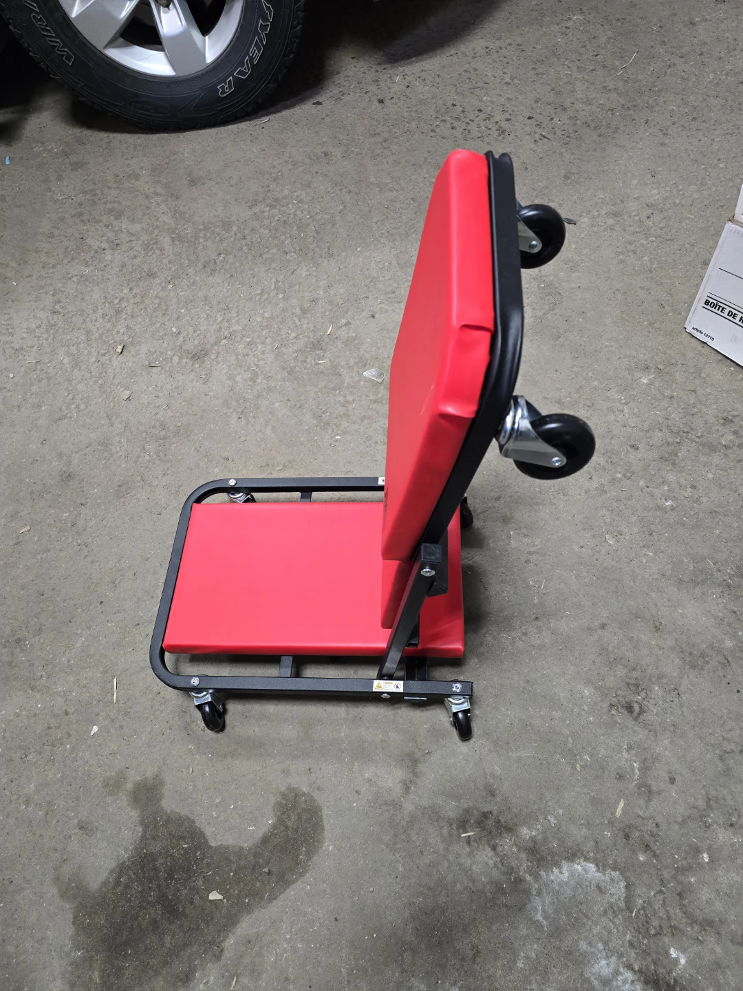 Red ULINE Creeper Seat - photo 5