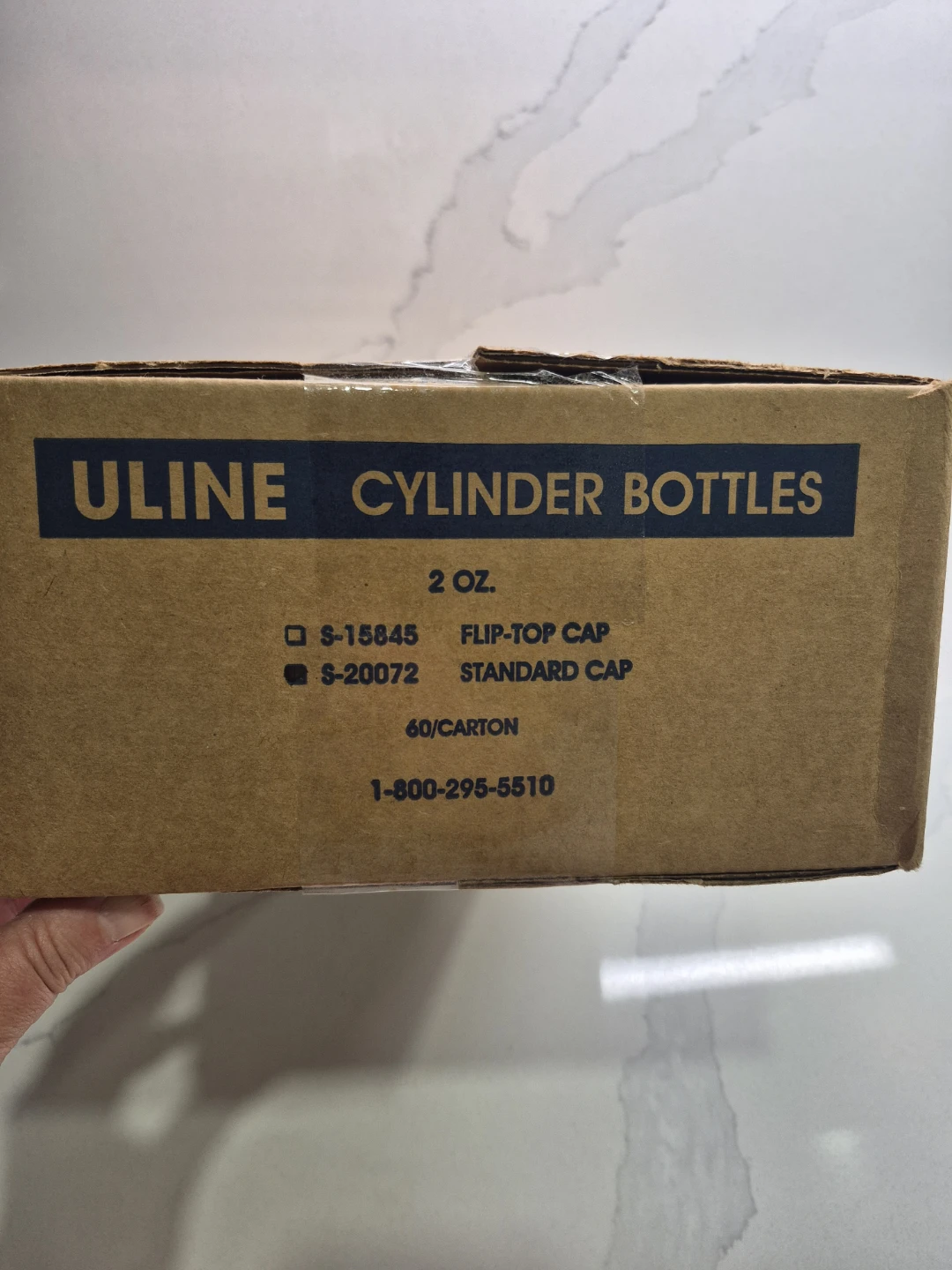 60-pcs, 2 oz Cylinder Bottles with Standard Caps - photo 3