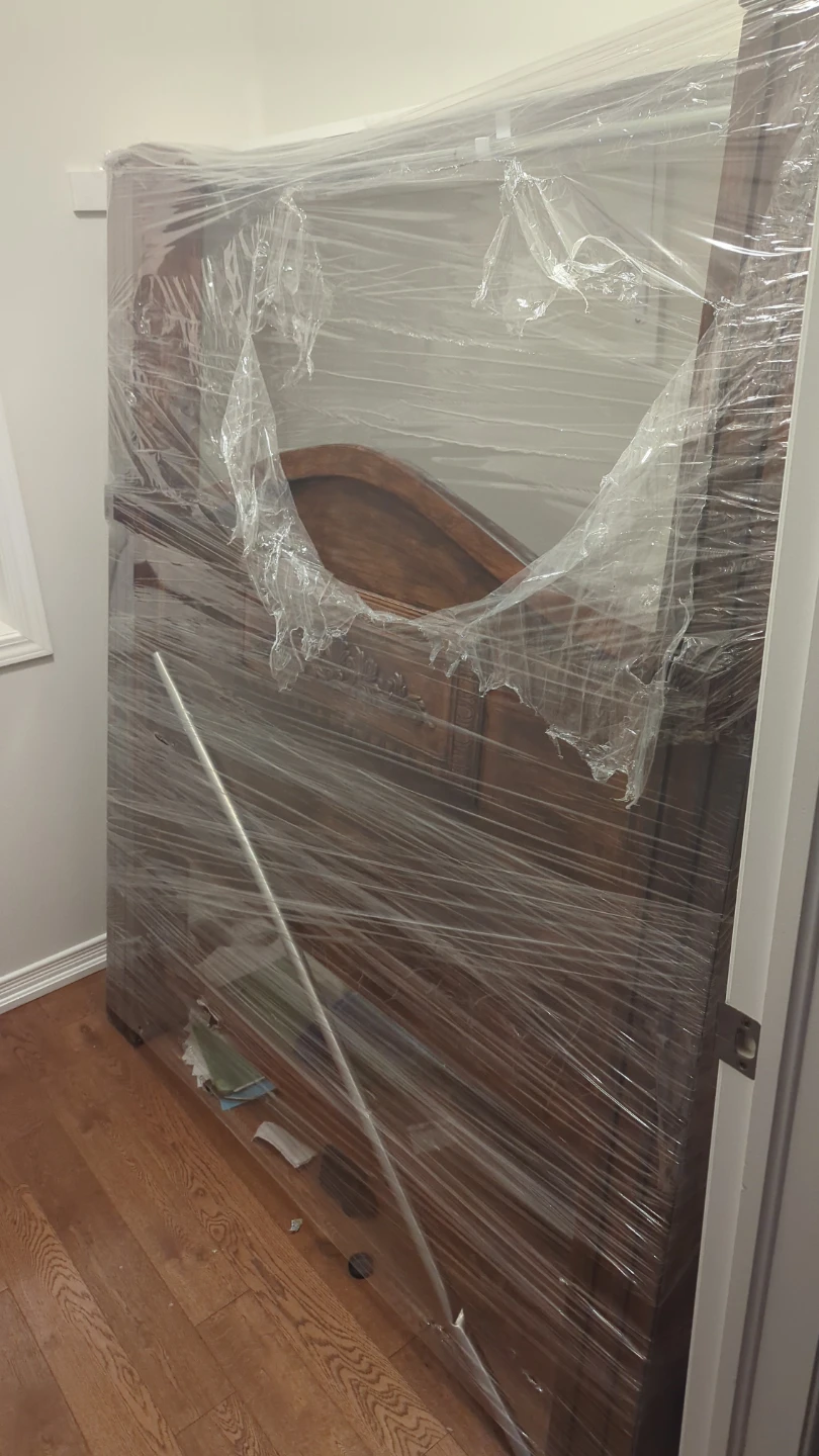 Wrapped Wooden bed frame - photo 2
