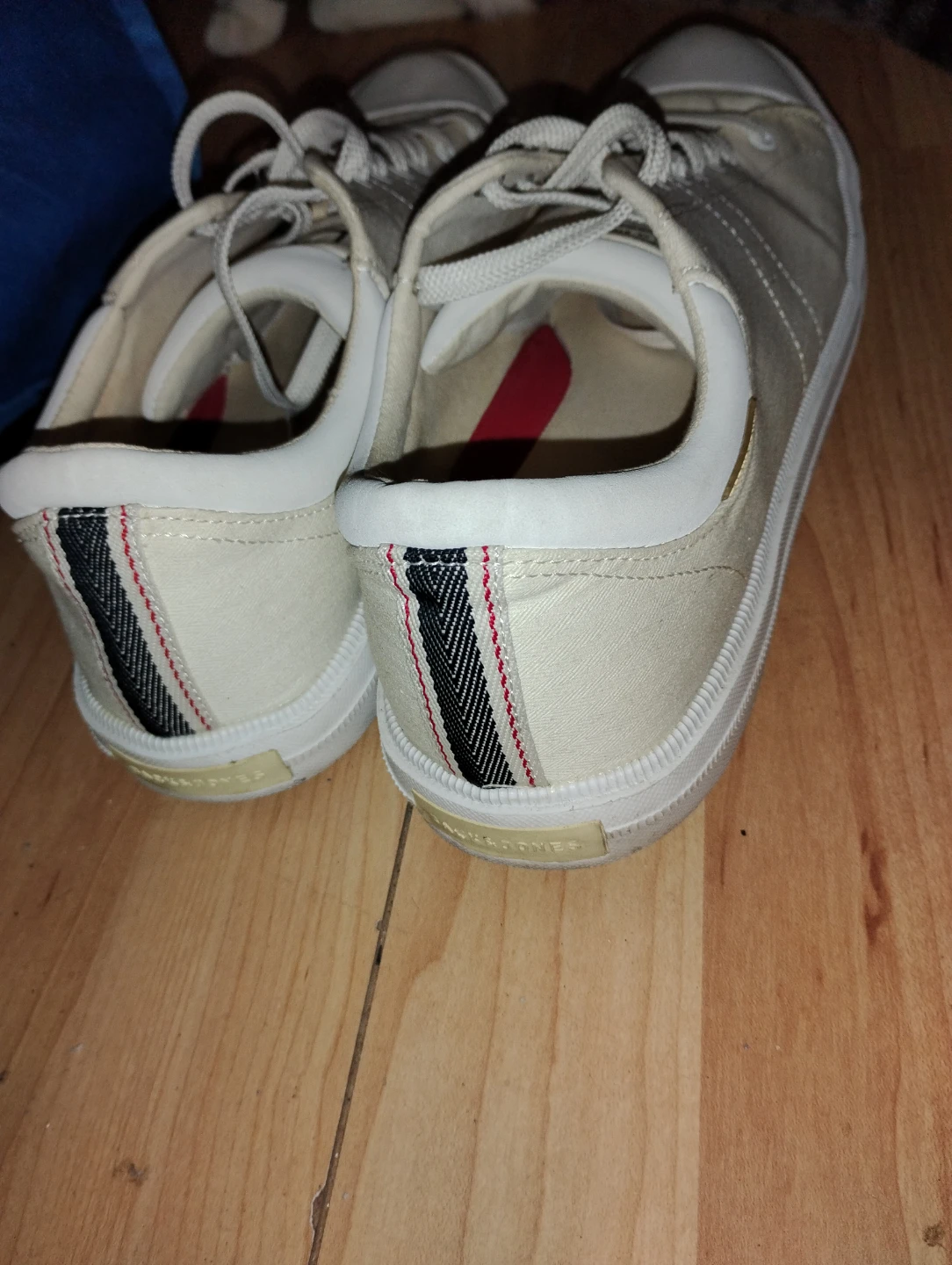 Jack & Jones Cream Canvas Sneakers - photo 3
