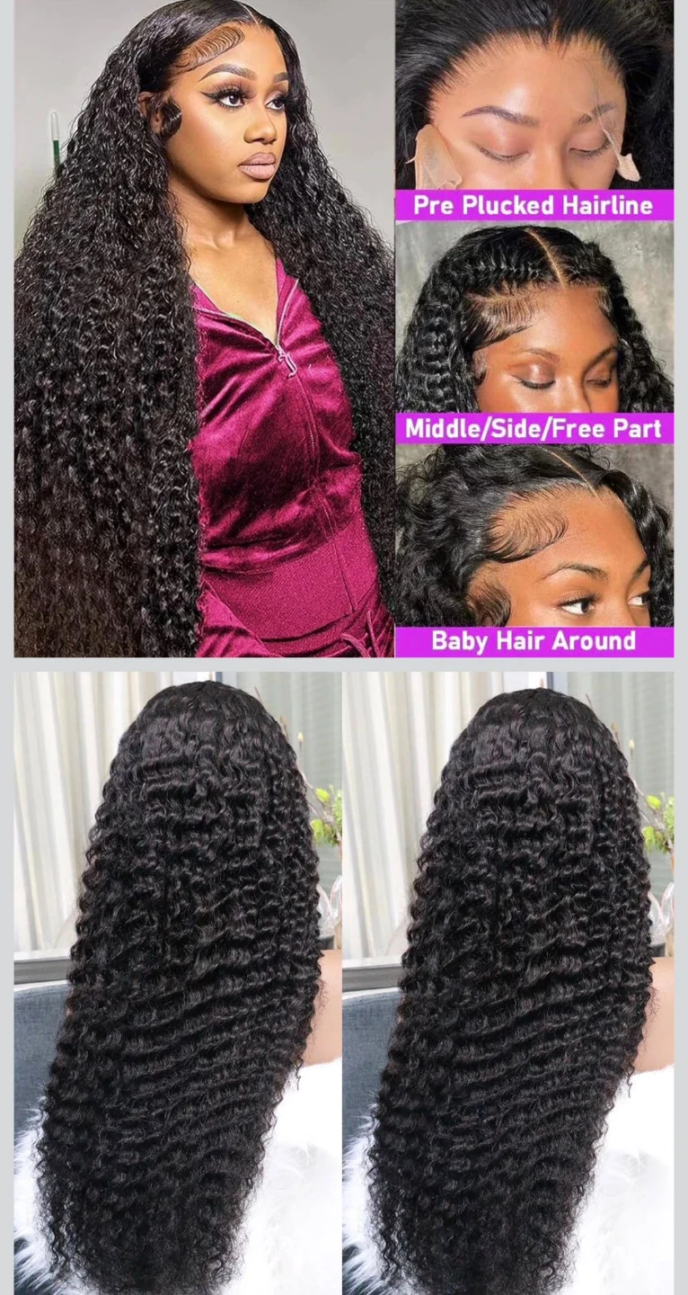 13x6 Deep Wave Lace Front Wigs Human Hair - photo 2
