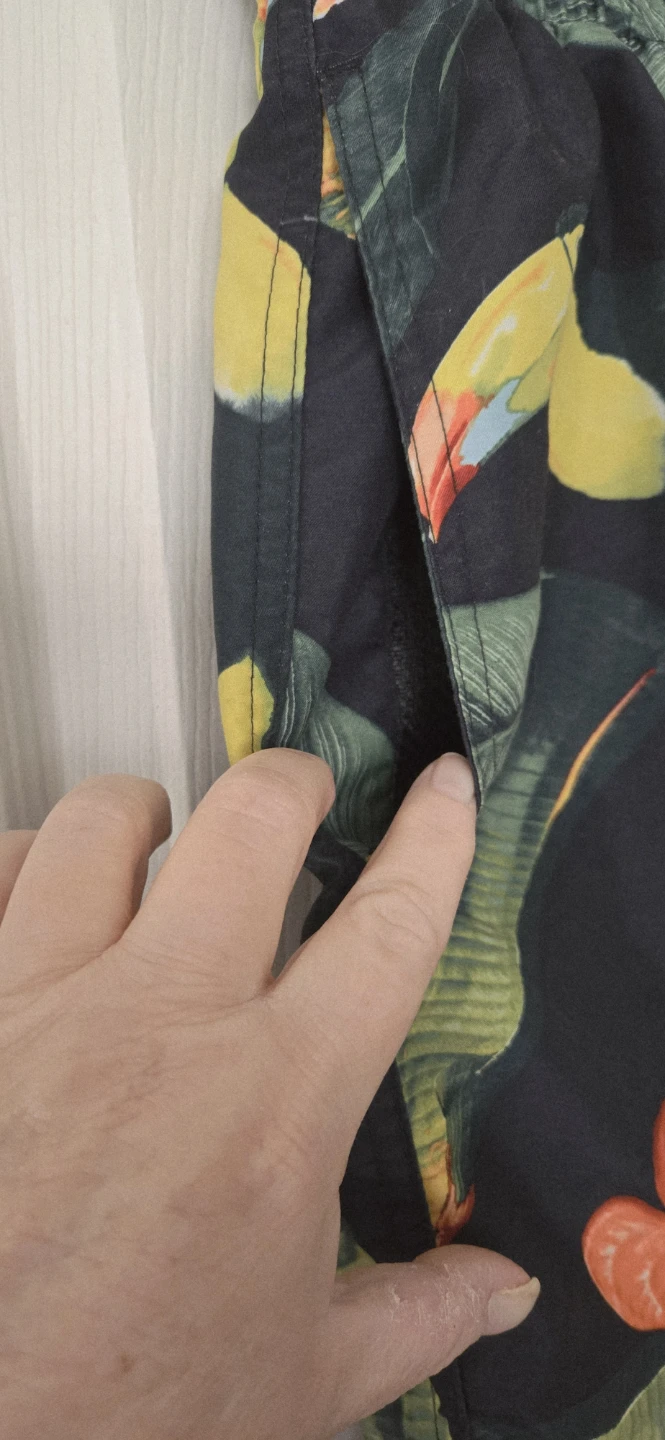 Men's Swim Trunks - Tropical Toucan & Frog Print - photo 4