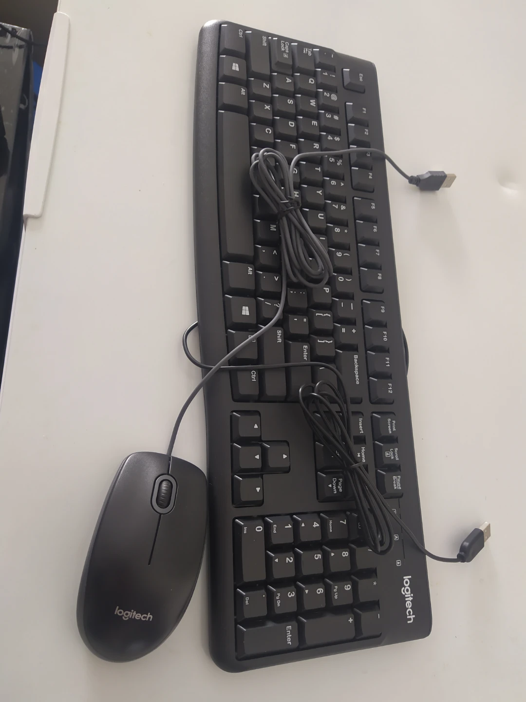Almost New Logitech Keyboard and Mouse Combo K120