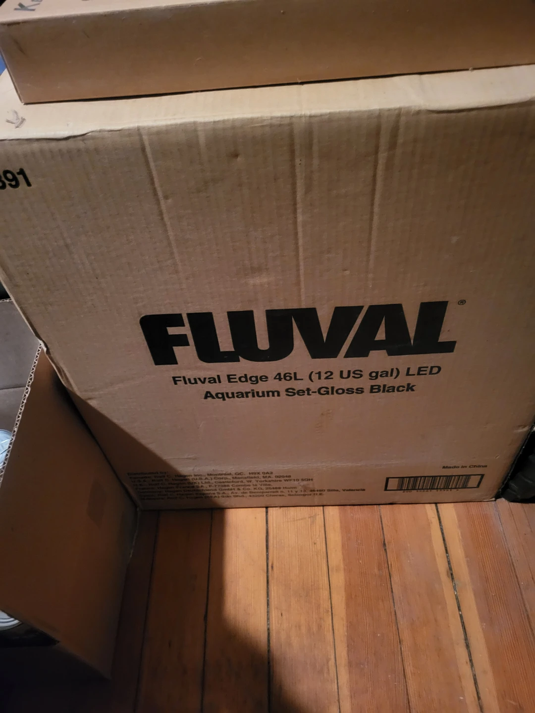 Fluval Edge 46L (12 US gal) LED Aquarium Set-Gloss Black - photo 4