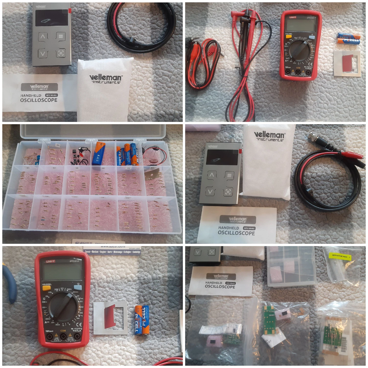 Assorted Electronic Components and Tools Kit - photo 2