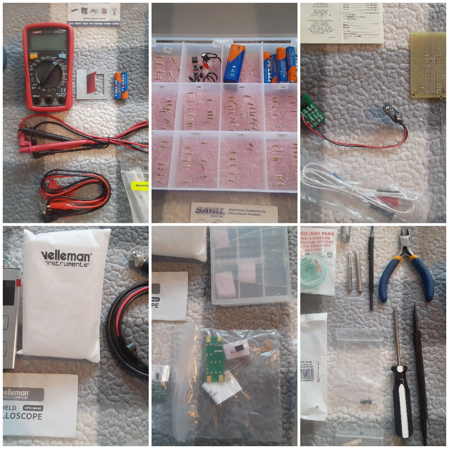 Assorted Electronic Components and Tools Kit - photo 3