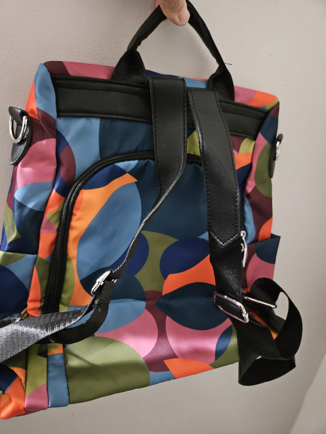 🌱Colourful Geometric Print Backpack - photo 2