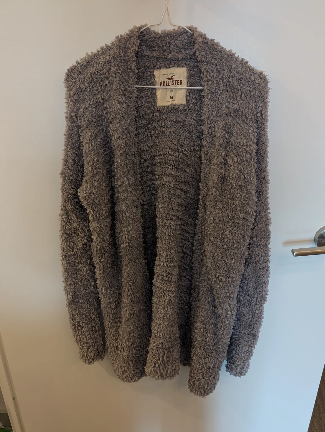 Hollister Fuzzy Cardigan Sweater