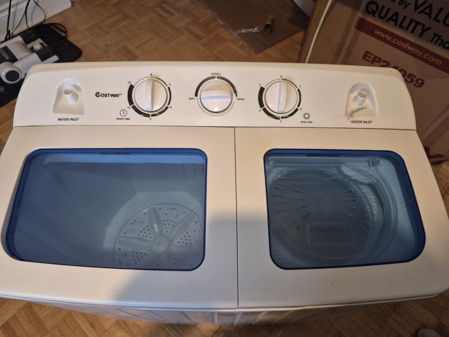 Costway Twin Tub Portable Washing Machine - photo 3