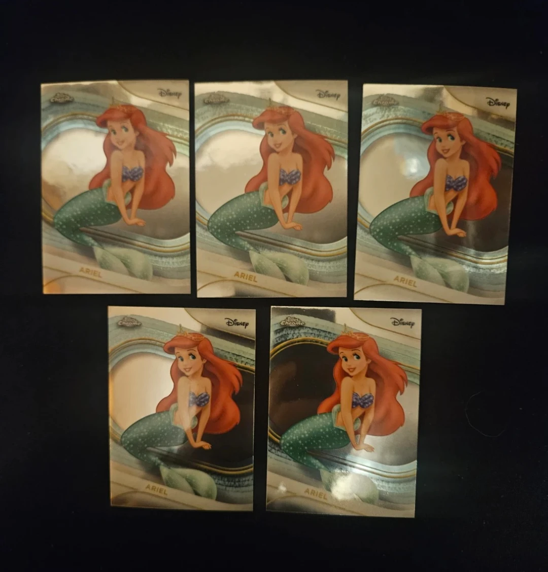Little Mermaid Ariel Topps cards (Lot of 5 cards