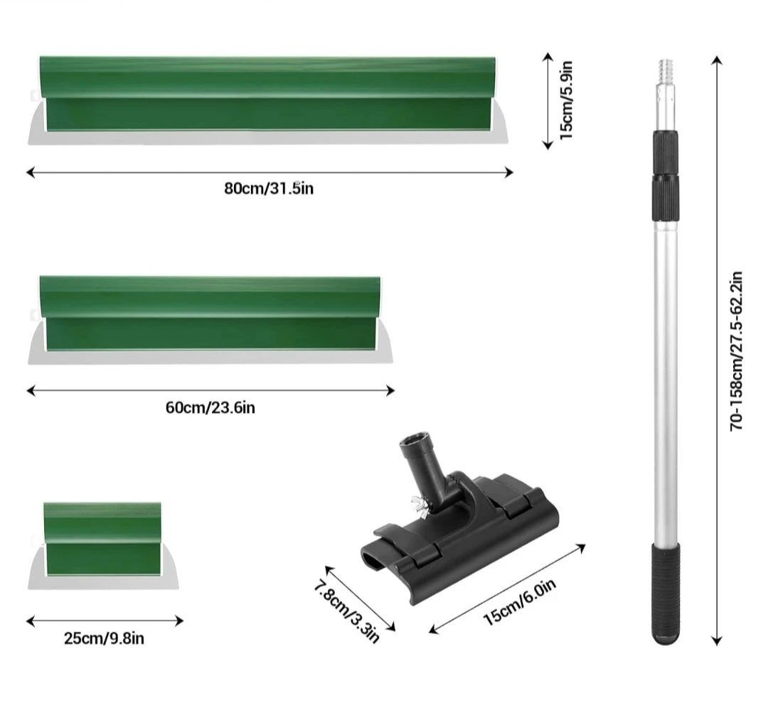 Professional Drywall Skimming Blades Scrapers Set 10“ 24” 32“ - photo 4