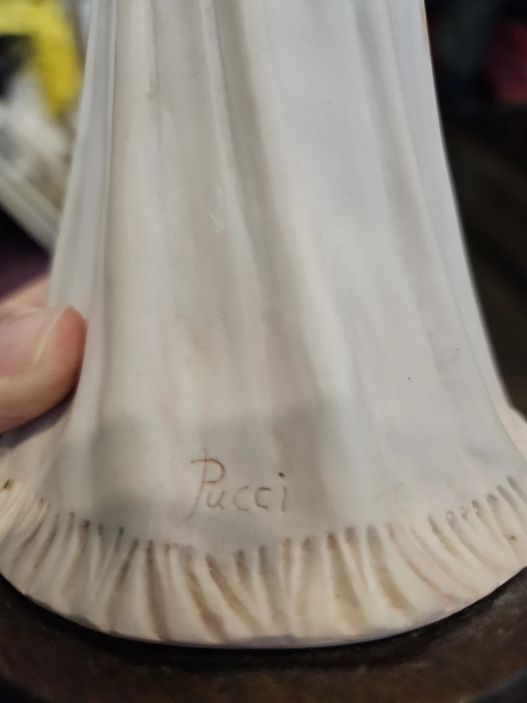 Victorian Women Looking in Mirror Figurine - photo 2