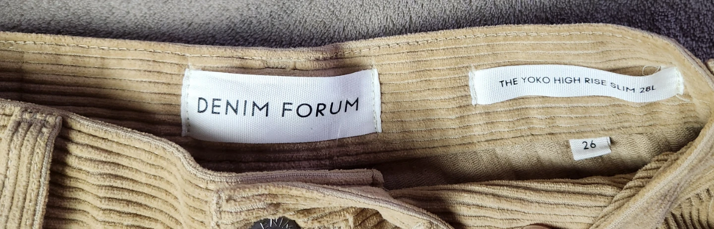Aritzia Denim Forum Yoko Corduroy Pants - photo 5