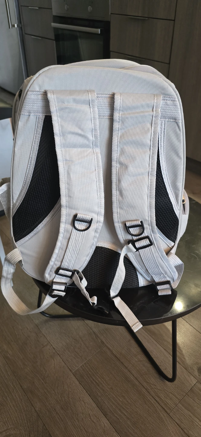 🥕Light Grey Pet Carrier Backpack with Clear Dome🥕 - photo 2