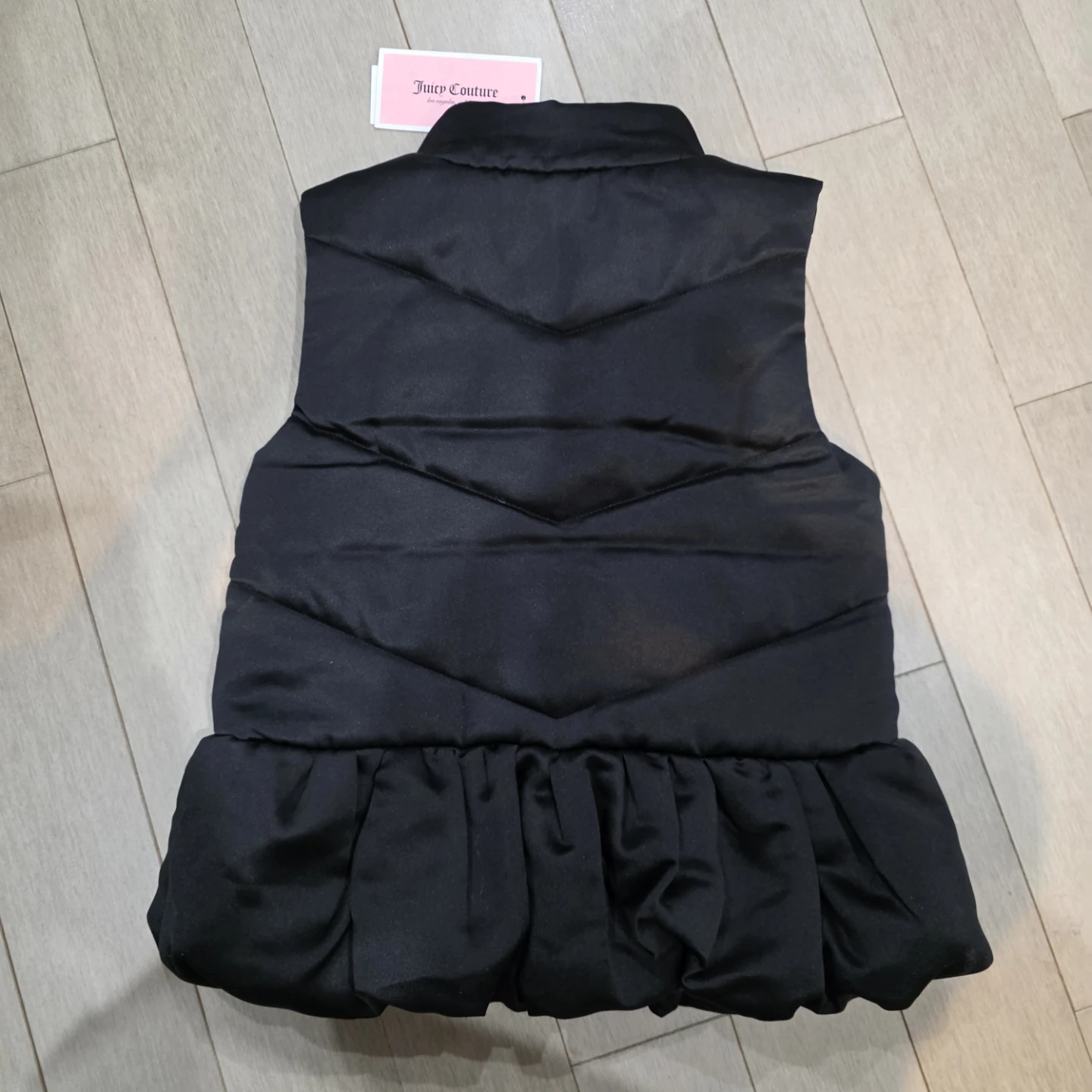 Juicy Couture Black Puffer Vest - Size 4T - photo 2
