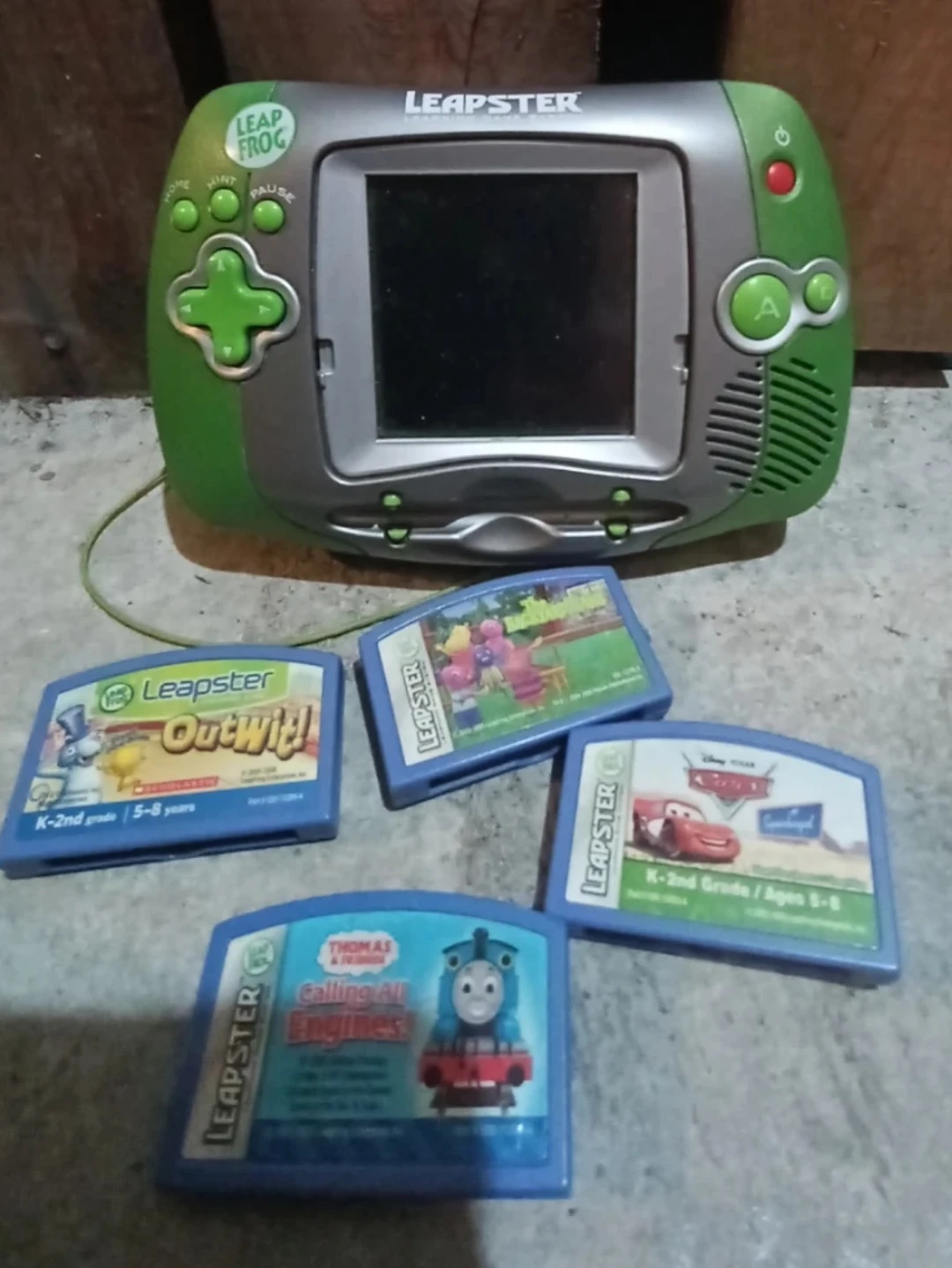 LeapFrog Leapster Learning Game System with 4 Games