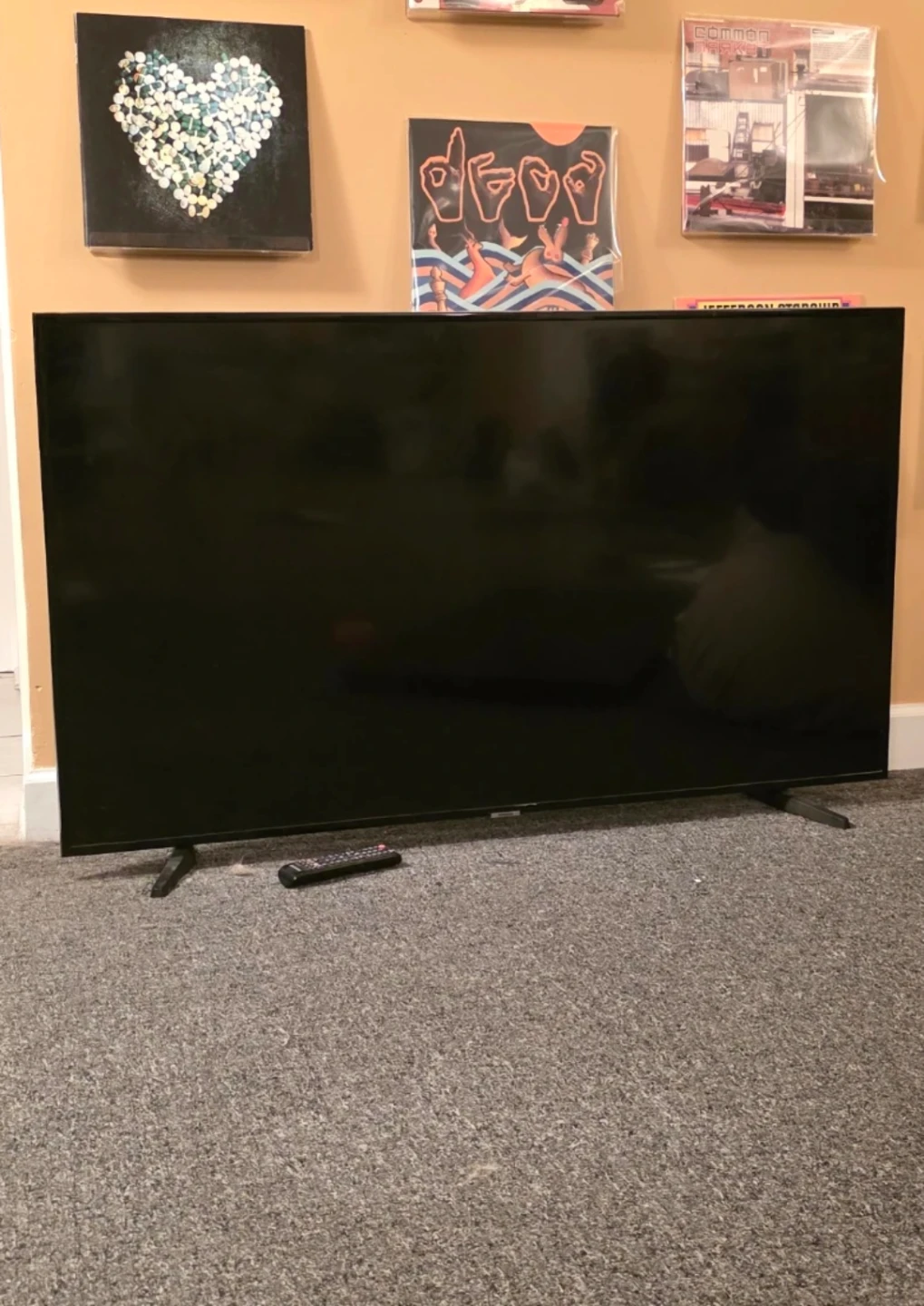 55" 4K Samsung Flat Screen TV/Remote