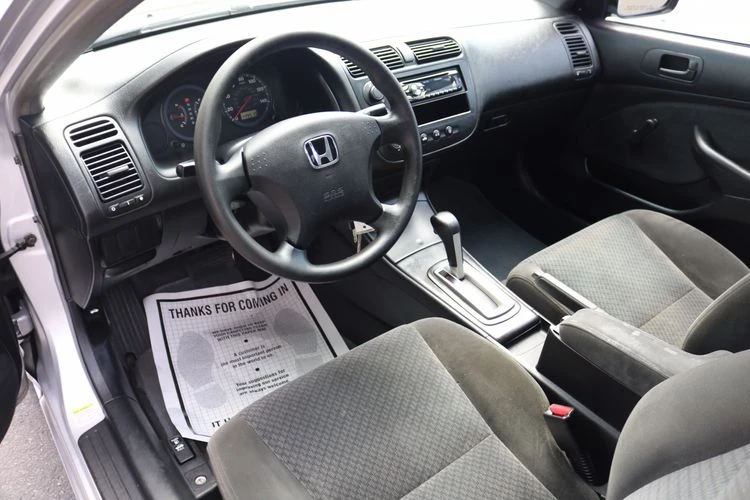 Silver Honda Civic Coupe-Safety-Certified-OBO- - photo 2