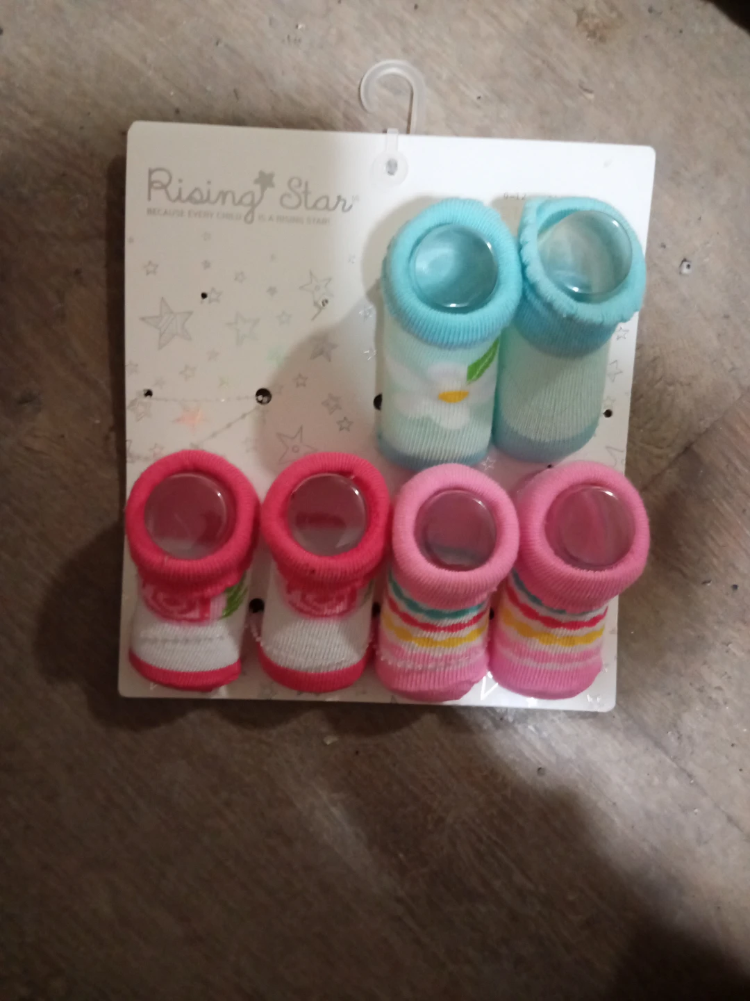 Rising Star Baby Socks 3 pack
