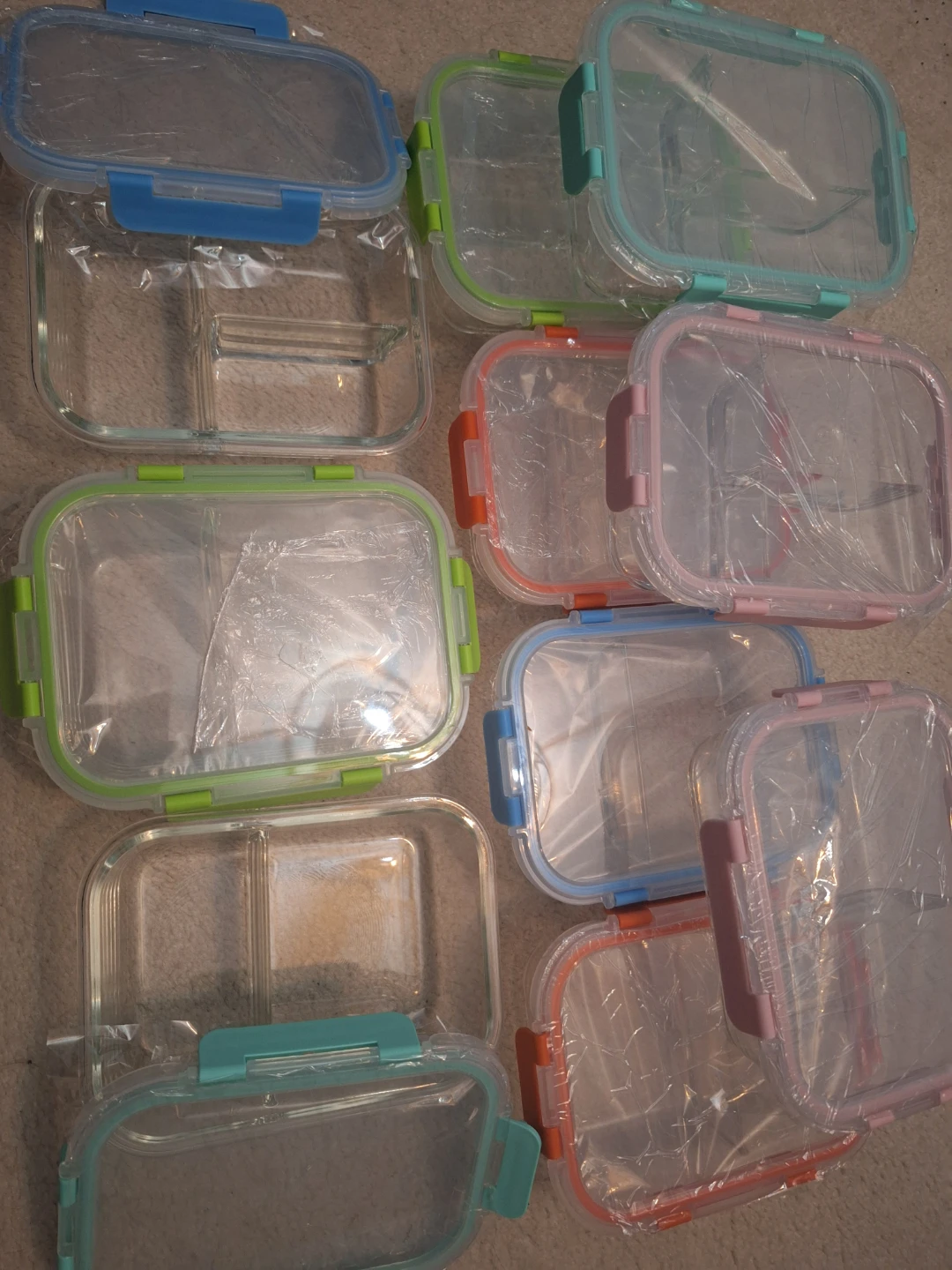NEW Glass Food Storage Containers with Lids